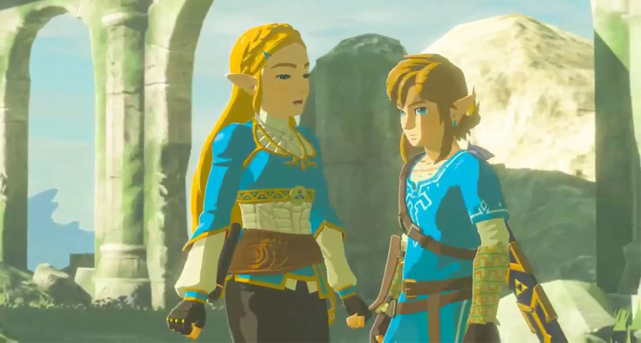 Link is the protagonist but the story is all about Zelda
