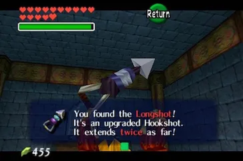 The Water Temple acts as a micro-metroidvania with the Longshot as its only new movement ability
